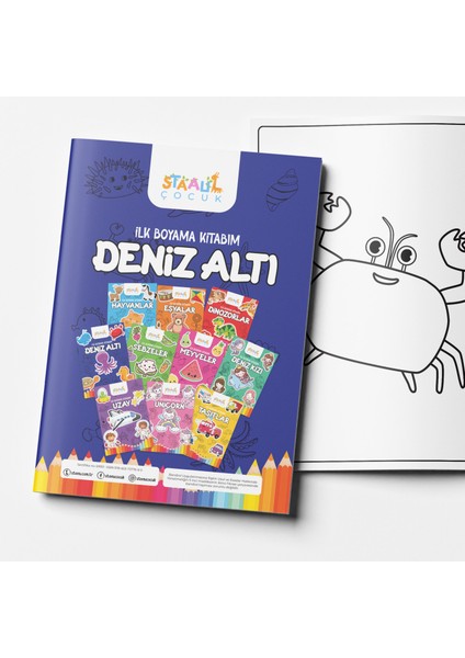 Ilk Boyama Kitabım - Deniz Altı