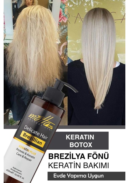 Motto Plus Brezilya Fönü Keratin Bakımı 400 ml
