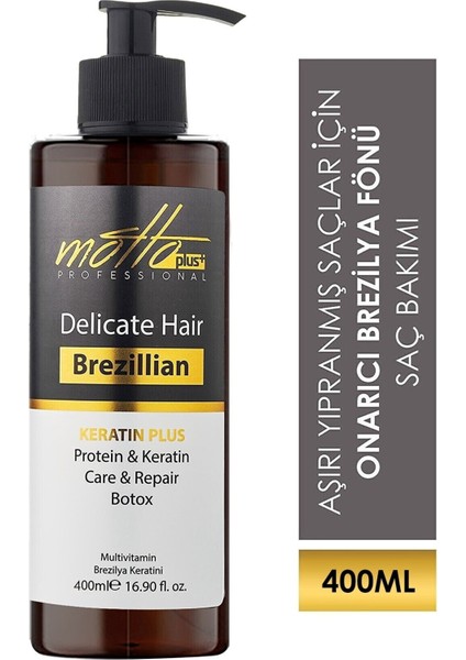 Motto Plus Brezilya Fönü Keratin Bakımı 400 ml modelleri
