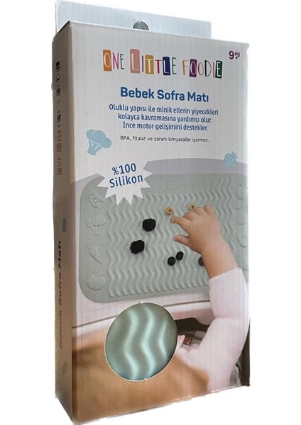 Finger Placemat - Silikon Bebek Matı - Yeşil