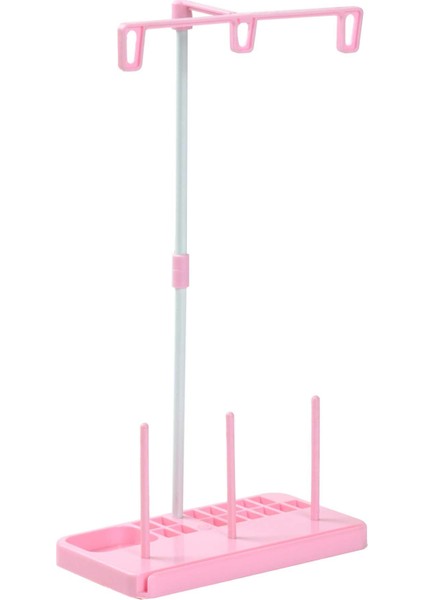 Ev Tipi Dikiş Makine Çardağı 3 Iplikli Pembe
