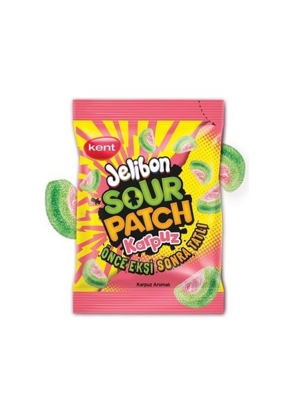 Jelibon Sour Patch Karpuz Aromalı Şekerleme 24 x 80 gr