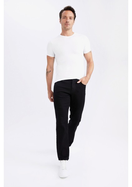 Diago Comfort Fit Yüksek Bel Geniş Paça Jean Pantolon Z2433AZ22AU
