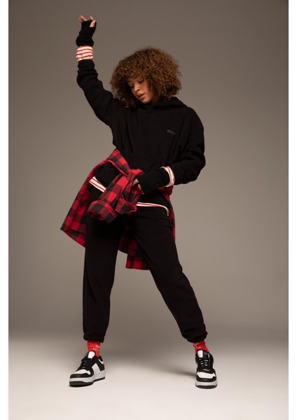 Fit Oversize Fit Kapüşonlu Polar Sweatshirt Z3731AZ22WN modelleri