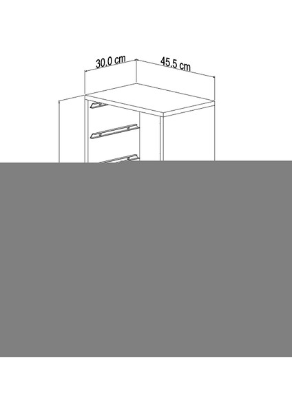 6 Sepetli Çok Amaçlı Dolap