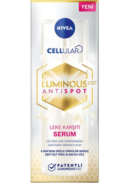 Nivea Luminous 630 Leke Karşıtı Serum 30 ml fiyatları