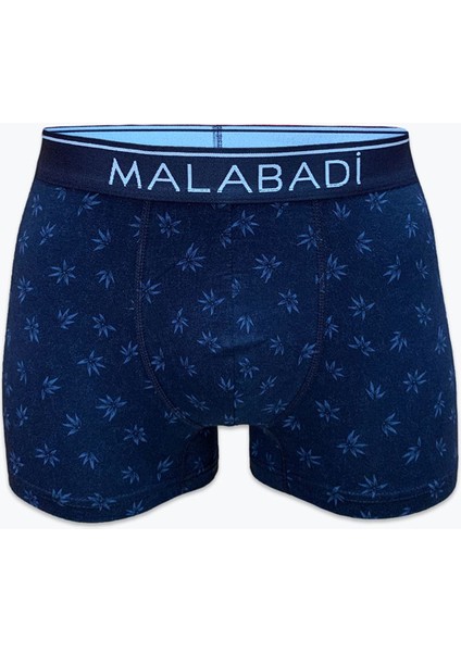 Erkek Desenli 3 Lü Paket Modal Boxer 3M252
