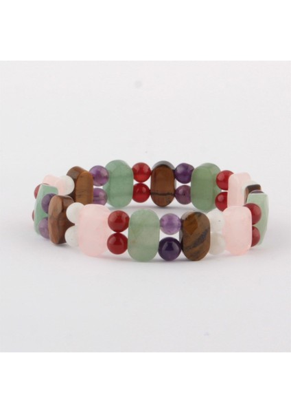 Sertifikalı Ay Taşı Kaplan Gözü Pembe Kuvars Ametist Aventurin Akik Doğal Taş Tasarım Bileklik fiyatları