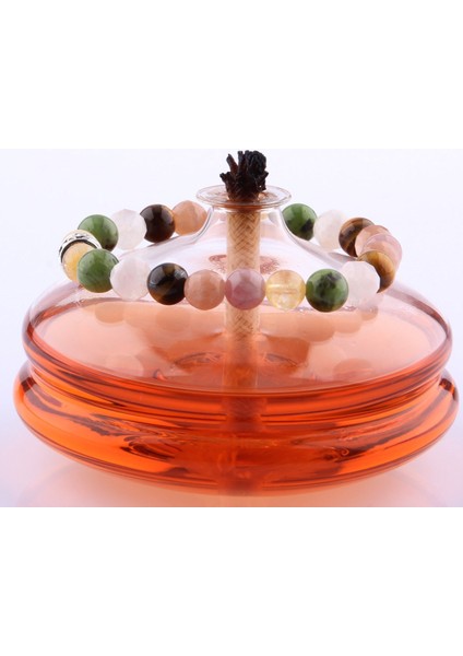 Sertifikalı Dönüşümlü Sitrin Yeşim Ay Taşı Kaplan Gözü Güneş Taşı Pembe Kuvars 8 mm Bileklik fırsatları