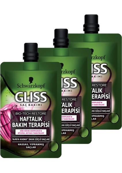 Bio-Tech Restore Haftalık Bakım Terapisi 50 ml 3'lü