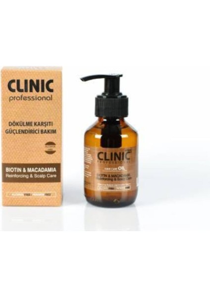 Clinic Biotin & Macadamıa Bakım Yağı 100 ml