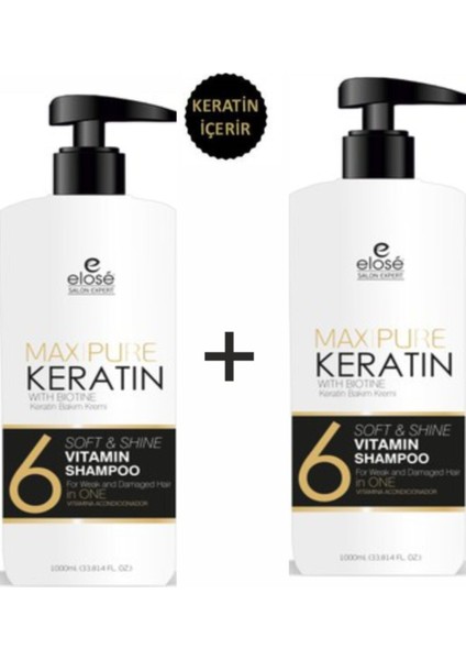 Keratin Şampuan 1000ML x 2ADET