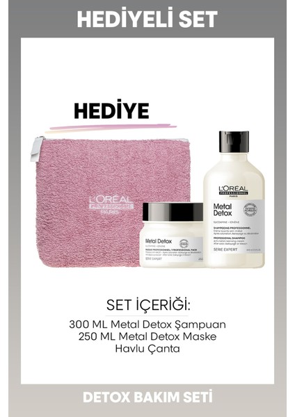 Loreal Professionnel L'oreal Professionnel Işlem Görmüş ve Yıpranmış Saçlar Için Metal Karşıtı Arındırıcı Metal Detox Sa
