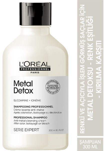 Loreal Professionnel L'oreal Professionnel Işlem Görmüş ve Yıpranmış Saçlar Için Metal Karşıtı Arındırıcı Metal Detox Sa fiyatları
