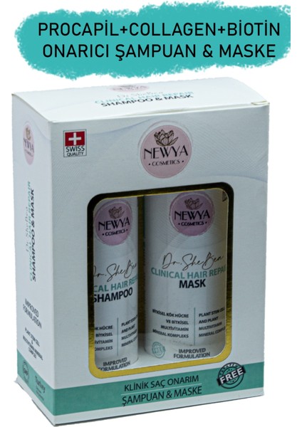 Dr.shebea Klinik Saç Onarım Şampuan ve Maske
