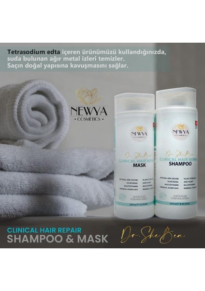 Dr.shebea Klinik Saç Onarım Şampuan ve Maske