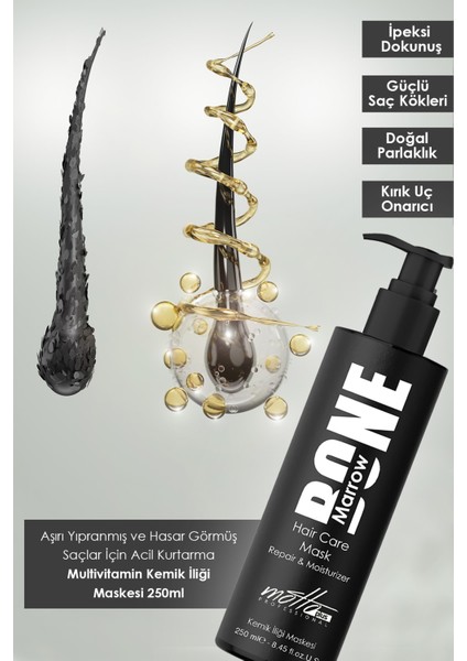 Motto Plus Bone Marrow Kemik Iliği Saç Maskesi 250ML
