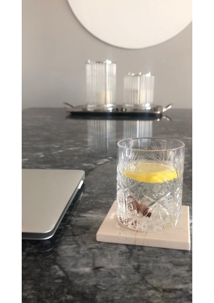 Lux & Marble Cos - Krem Mermer Bardak Altlığı Seti fiyatları