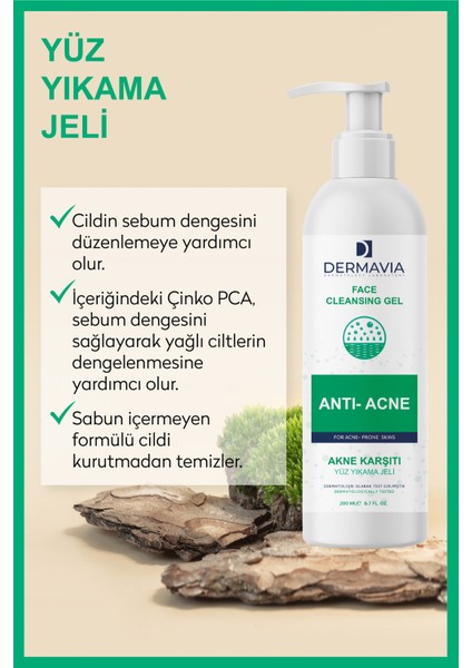 Akne Yüz Yıkama Jeli 200 Ml