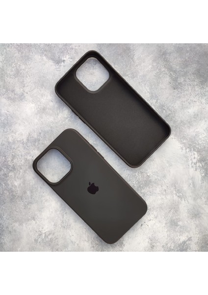 iPhone 14 Pro Max (6.7) Uyumlu Lansman Içi Süet Silikon Kılıf