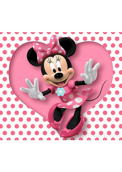 Çocuk Odası - Sevimli Minnie Mouse Baskılı Zebra Perde fiyatları