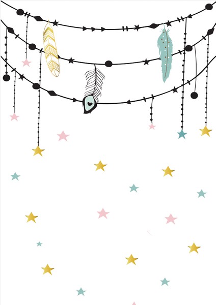 Genç Odası - Kurumuş Yapraklar ve Yıldızlar Baskılı Zebra Perde fiyatları