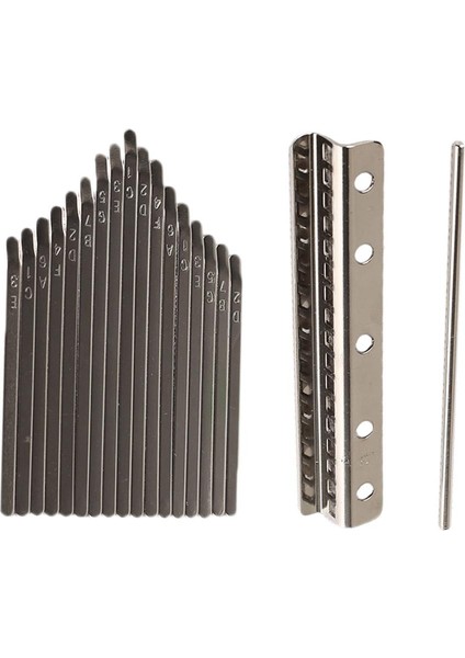 Kalimba Başparmak Piyano Dıy Parçaları 17 Anahtar Köprü El Perküsyonu Için Çubuklar (Yurt Dışından)