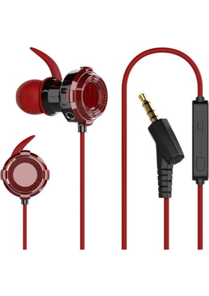 Kablolu Kulaklık Parazit Önleyici Müzik Çalar 3.5mm Kablolu Kulaklık Oyun Kulaklığı (Yurt Dışından)