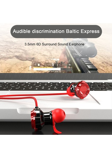 Kablolu Kulaklık Parazit Önleyici Müzik Çalar 3.5mm Kablolu Kulaklık Oyun Kulaklığı (Yurt Dışından) indirimleri