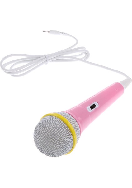 Çocuklar Müzikal Eğitim Oyuncak 3.5mm Masaüstü Bilgisayar Mikrofon Pembe (Yurt Dışından) fırsatları