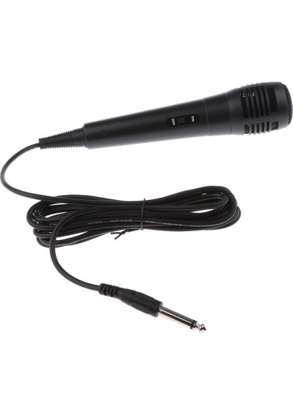 6.35MM Vokal Dinamik Mikrofon Mikrofon Mikrofon Sistemi Siyah (Yurt Dışından)
