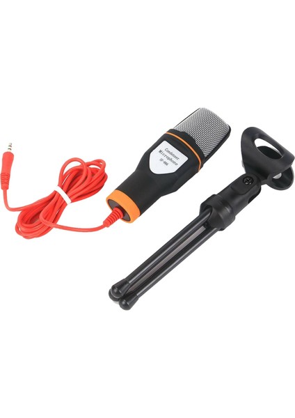 3.5mm Kondenser Mikrofon Stüdyosu Ses Yayın Sesi Kayıt Tripod Stand (Yurt Dışından)