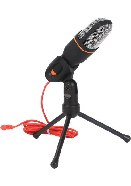 3.5mm Kondenser Mikrofon Stüdyosu Ses Yayın Sesi Kayıt Tripod Stand (Yurt Dışından)