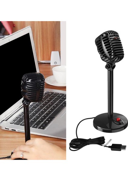 Pc Condenser Mikrofon Stüdyosu Podcast Kayıt Mikrofon Standı Set USB Mıc Için Vokal (Yurt Dışından)