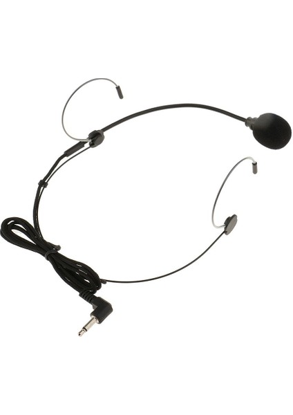 Teleskopik ve Katlanabilir Kafaya Monte Kulaklık Mikrofonu 3.5 mm Dik Açı (Yurt Dışından)