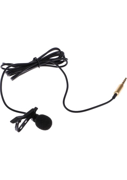 Akıllı Telefon Altın Için 1.5m Kablo ile 3.5mm Yaka Mikrofonu (Yurt Dışından) modelleri