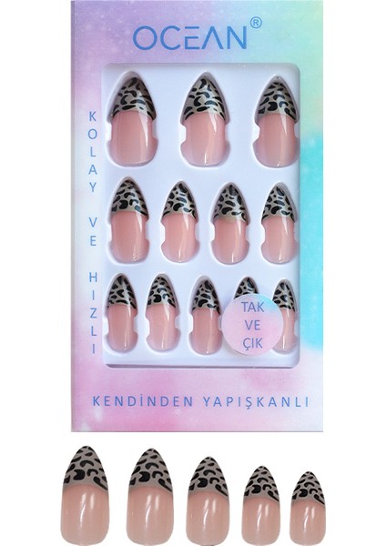 Takma Tırnak Tak ve Çık Kendinden Yapışkanlı - 72