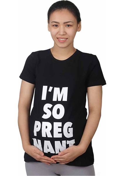 Hamile Tişört Pregnant Siyah modelleri