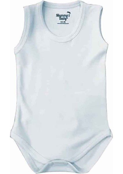 Atlet Çıtçıtlı Body Mavi
