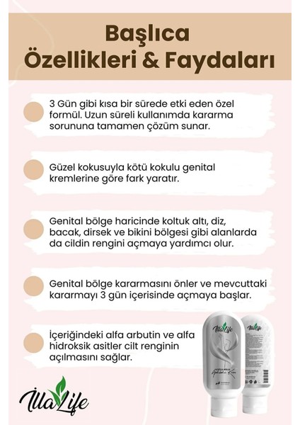 Güzel Kokulu Genital Bölge Krem