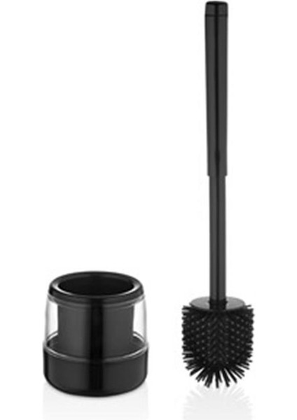 Yuvarlak Elite Silikon Tuvalet Fırçası Siyah fırsatları