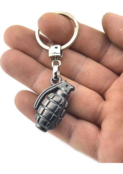 El Bombası Grenade Anahtarlık - Mat Siyah
