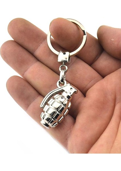 El Bombası Grenade Anahtarlık - Nikel