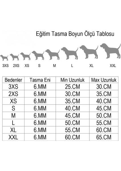 VSLT Handmade Köpek Egitim Tasma,Boğma Tasma,Köpek Kolye,Choke dog collar.Dog training collar