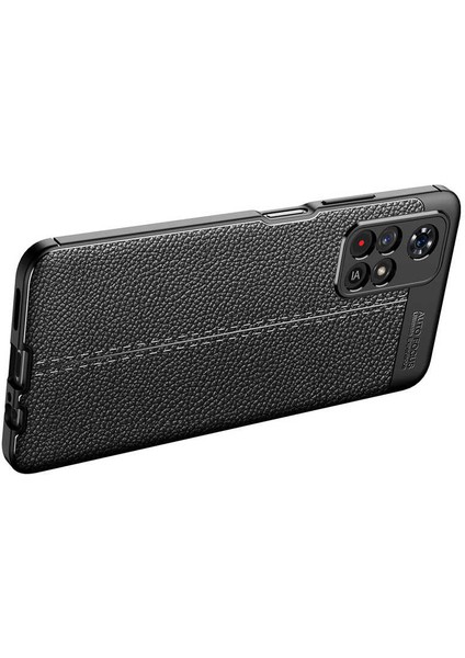 Xiaomi Redmi Note 11T 5G Kılıf Rugan Armor Deri Görünümlü Yüksek Kalite Silikon Niss Lacivert fiyatları