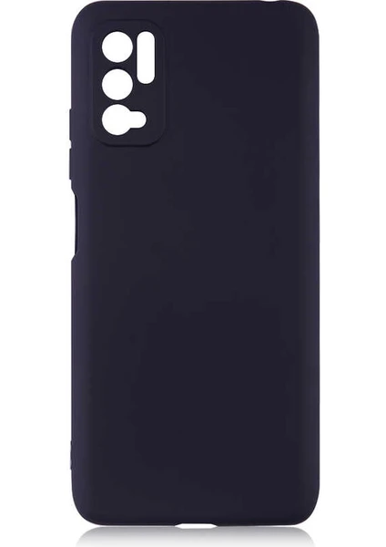 Case 4U Xiaomi Redmi Note 10 5G Kılıf Klasik Mat Renkli Yumuşak Premier Silikon Siyah