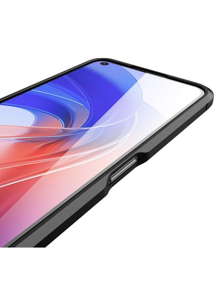 Oppo A36 Kılıf Rugan Armor Deri Görünümlü Yüksek Kalite Silikon Niss Siyah