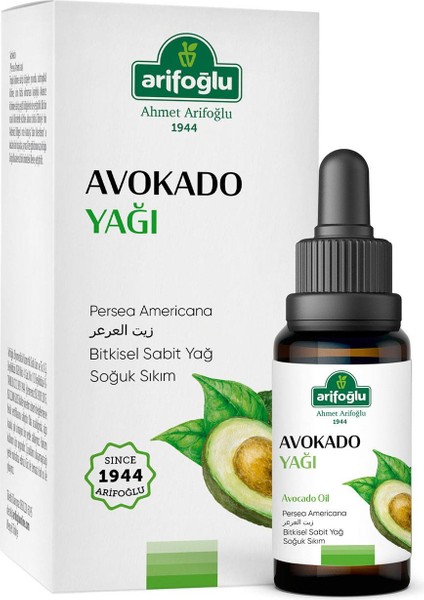 %100 Saf ve Doğal Avokado Yağı 10 ml