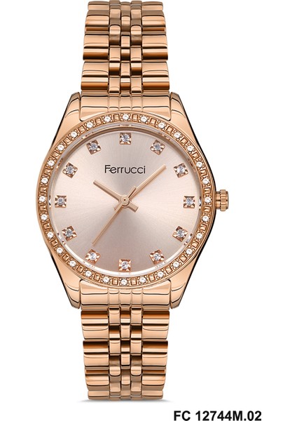 12744M.02 Rosegold Çelik Kadın Kol Saati