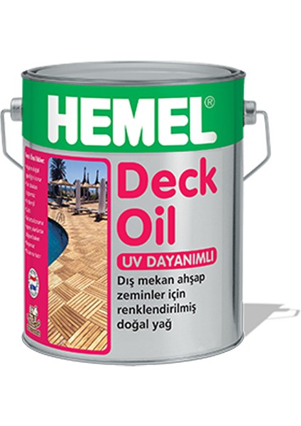 Hemel Deck Oil Renk Deck Boyası 2,5 Lt